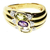 Anillo Cabujon Diamantes Y Semipreciosas - ARRIGHI JOYAS - en internet