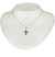 Dije Pendant Cruz - Conjunto Con Cadena - Oro 18kt. en internet
