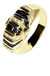 Anillo Diseño Zafiros Y Diamantes Oro 18 K. - Arrighi Joyas