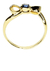 Anillo Zafiro Azul Moño Oro 18 Kts. Arrighi Joyas en internet