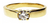 Anillo Solitario Diamante Talla Brillante Oro 18 Kts. Arrighi Joyas