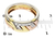 Anillo Diamantes Oro Tricolor 18 Kts. - Arrighi Joyas - comprar online
