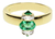 Anillo Esmeraldas Diamantes Oro 18 K. Arrighi Joyas - comprar online
