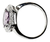 Anillo Amatista Central Diamantes Oro 18kt. - ARRIGHI Joyas -