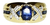 Anillo Zafiros Diamantes T/ Brillante Oro 18k. Arrighi Joyas - comprar online