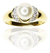 Anillo Perla De Cultivo Diamantes Oro 18 Kt. - Arrighi Joyas