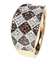 Anillo Diamantes Color Cognac Y Blanco Oro 18kt - ARRIGHI JOYAS - - Arrighi Joyas