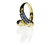 Anillo Pellizco Zafiros Diamantes Oro 18 K.- Arrighijoyas - tienda online