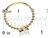 Anillo Compromiso Roseta 25 Diamantes Oro Amarillo 18 Kts. ARRIGHI JOYAS - comprar online