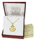 Dije conjunto Medalla Sagrado Rostro Jesús Oro 18 K. - tienda online