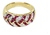 Anillo Diseño Rubíes Diamantes Oro 18k. - ARRIGHI Joyas- - tienda online
