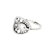 Anillo Oval Diamantes White Spphires Oro 18 Kt. - tienda online