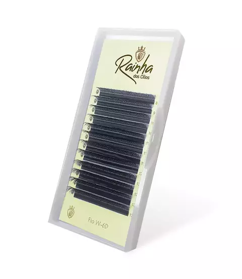 Cilios W 6D- 0.07 - Rainha dos Cilios - Volume Egipcio - D - 10