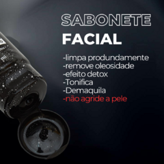 Sabonete Facial Carvão Ativado Derm 100ml - comprar online