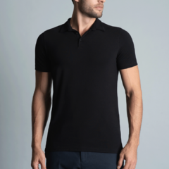 Polo Flight Piquet Pima Cor:Preto;Tamanho:GG - comprar online