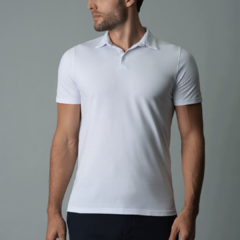 Polo Pima Cor:Branco;Tamanho:P - comprar online