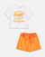 Conjunto Laranja com Strass Momi - comprar online