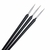 Set x 3 pincel liner negro