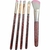Set x 5 brochas para maquillaje con glitter - comprar online