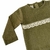 Buzo Rustico Petit - Verde con Puntilla en internet
