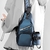 Morral con Porta Botella Azul