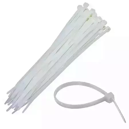 ABRAÇADEIRA NYLON 4,8 - 300 BRANCA RINO