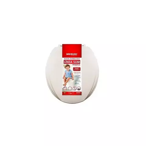 ASSENTO ALMOFADADO OVAL BRANCO