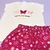 Conjunto Infantil Feminino "Let's Fly Baby" Borboletas - Camiseta Amarela e Shorts Florido | Kaiani - loja online