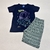 Conjunto Infantil: T-shirt Gamer e Shorts Listrado ReiRex - Pingo do I