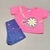 Conjunto Infantil - Flores e Pompons - Marlan - comprar online