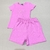 Conjunto Infantil Rosa com Laço em Strass - Conforto e Estilo - Kukiê - comprar online