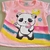 Conjunto Feminino Bebê Blusa Rosa Urso Panda e Short Azul - Marlan | Pingo do i - loja online