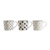 JARRO MUG DE PORCELANA LUNARES NEGROS Y DORADOS SOLO SURTIDO LUNARES 400 ML COLOR