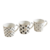 JARRO MUG DE PORCELANA LUNARES NEGROS Y DORADOS SOLO SURTIDO LUNARES 400 ML COLOR - comprar online