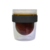 Set x 2 vaso de café de acrílico doble fondo con grip de silicona Negro 110 cc