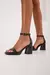 SANDALIAS BARBY | Cuero Vacuno | NEGRO - comprar online