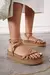 SANDALIA MALI | Cuero Premium | CAMEL