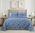 Kit Colcha/Cobre Leito Turin Queen Estampado com 2 Porta Travesseiros - comprar online