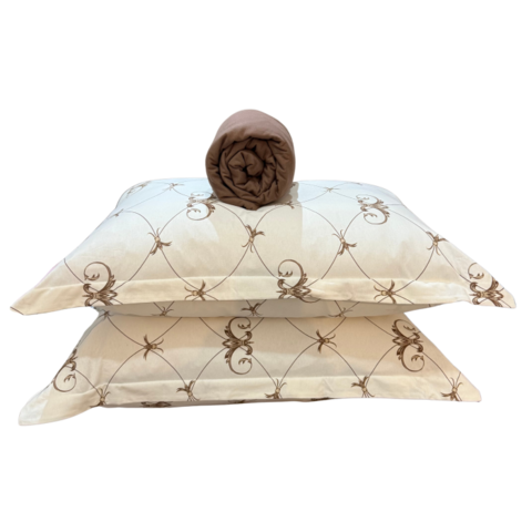 Jogo de Lençol Casal Box Arabesco 3 peças Malha Fio 30/1 Penteado - comprar online