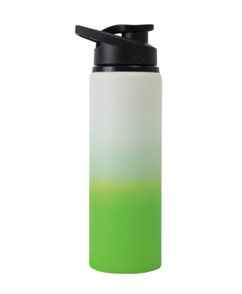 Garrafa de Alumínio Magic Para Sublimação Verde Limão Fosca de 750ml