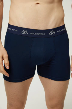 G3 ART.3200/B- BOXER CLÁSICO LISO DE ALG/LYC PIERNA MEDIA . TALLE ESPECIAL - comprar online