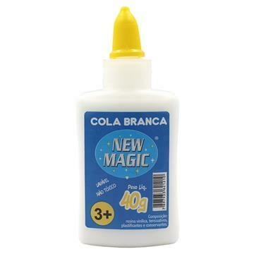 COLA BRANCA NEW MAGIC 40G - GR - NEW MAGIC