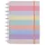CADERNO INTELIGENTE 80F MEDIO ARCO IRIS PASTEL CIMD3057