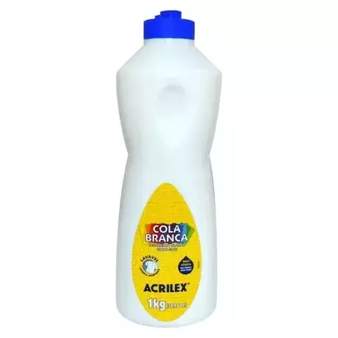 COLA BRANCA LÍQUIDA ACRILEX 1KG