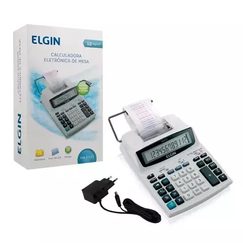 CALCULADORA COM BOBINA ELGIN MA5121