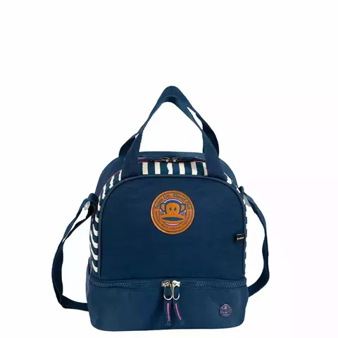 LANCHEIRA SESTINI 2 COMPARTIMENTOS PAUL FRANK WORLD NAVY AZUL - MARINHO