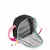 LANCHEIRA SESTINI GRANDE CAPRICHO CONTRAST - PRETO E ROSA - loja online