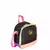 LANCHEIRA SESTINI GRANDE CAPRICHO CONTRAST - PRETO E ROSA - comprar online