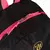 MOCHILA SESTINI GRANDE CAPRICHO CONTRAST - PRETO E ROSA - comprar online