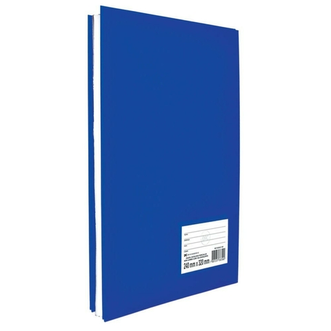 PASTA CATÁLOGO OFÍCIO SEM LOMBO DAC PERCALUX AZUL COM 10 ENVELOPES MÉDIOS